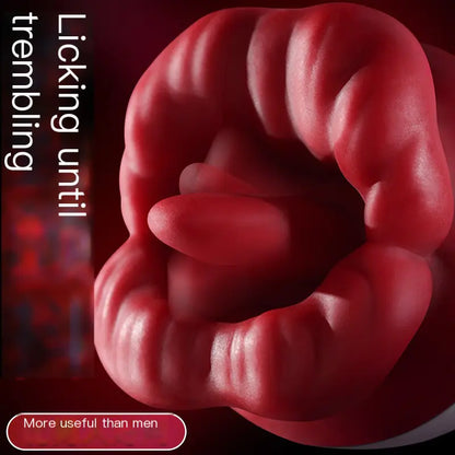 Red Lip Clitoris Vibrator For Women