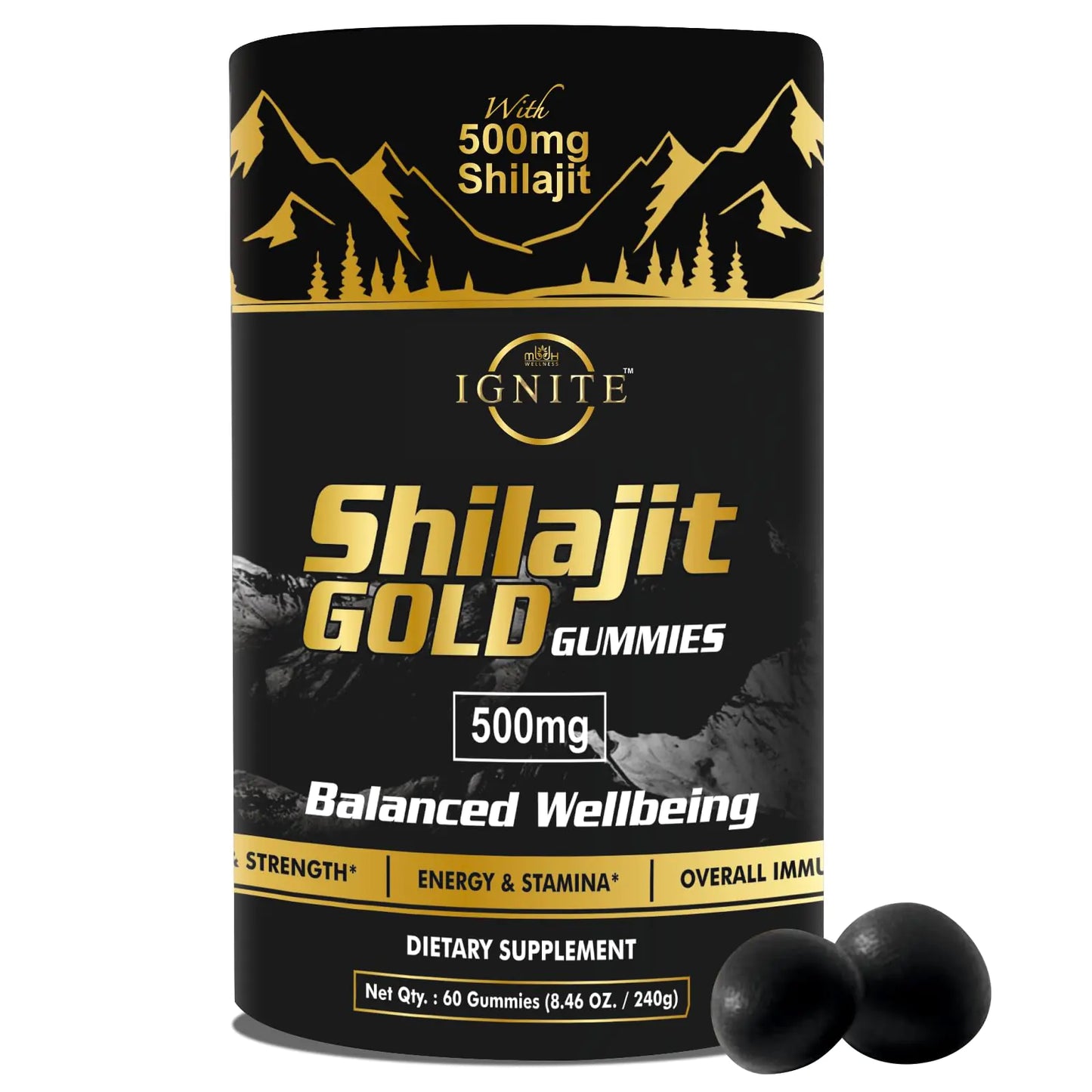 Pure Himalayan Shilajit Gold Gummies