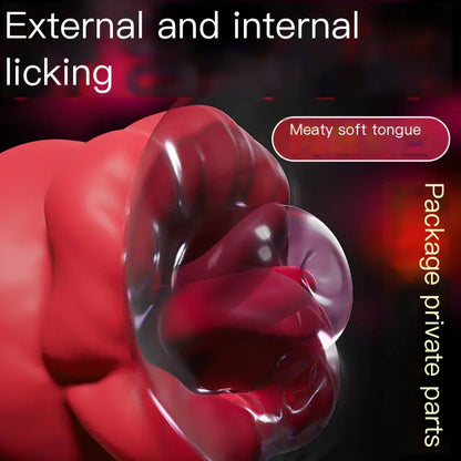Red Lip Clitoris Vibrator For Women