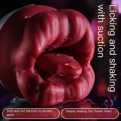 Red Lip Clitoris Vibrator For Women