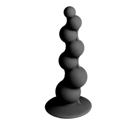 Silicone G-Spot Butt Plug with Suction for Stimulation