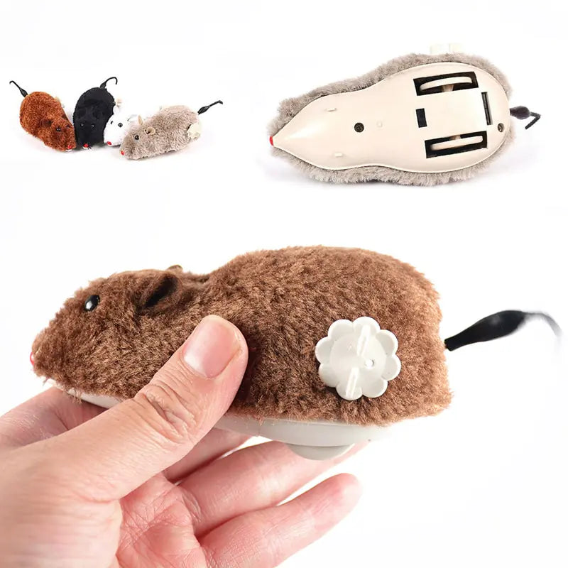 Winding Plush Mouse