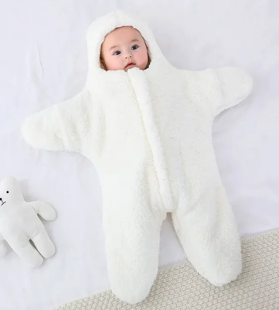 Baby Fleece Snowsuit Blanket