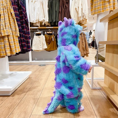 Animal Jumpsuit with Hooded Zipper